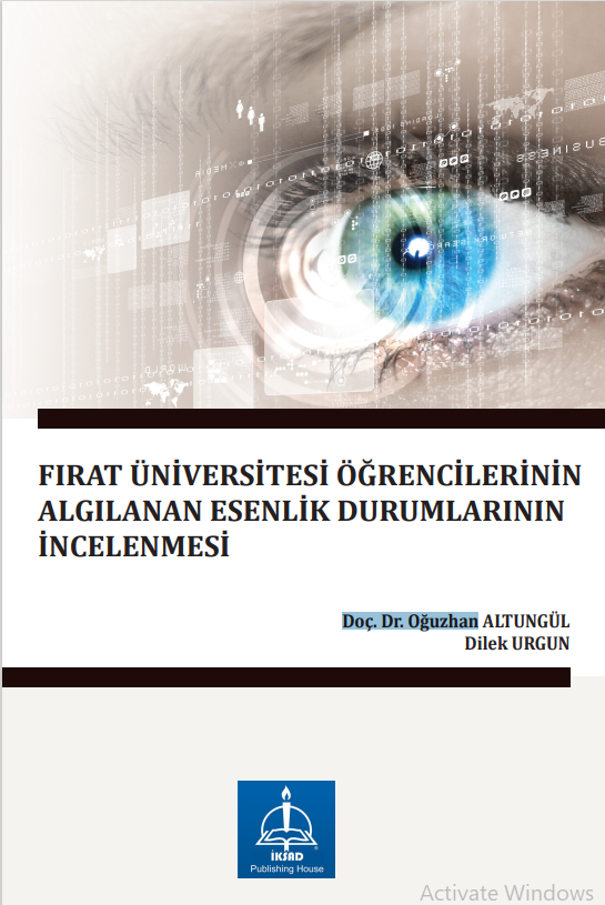 Cover of Fırat Üniversitesi öğrencilerinin algılanan esenlik durumlarının incelenmesi