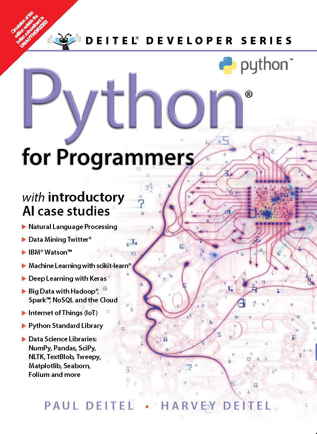 Cover of Python for programmers