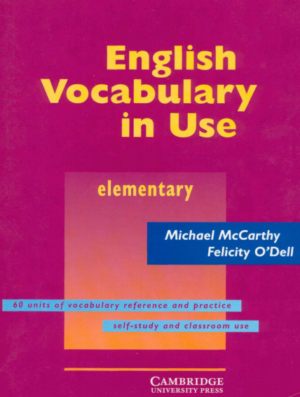 Cover of English vocabulary in use