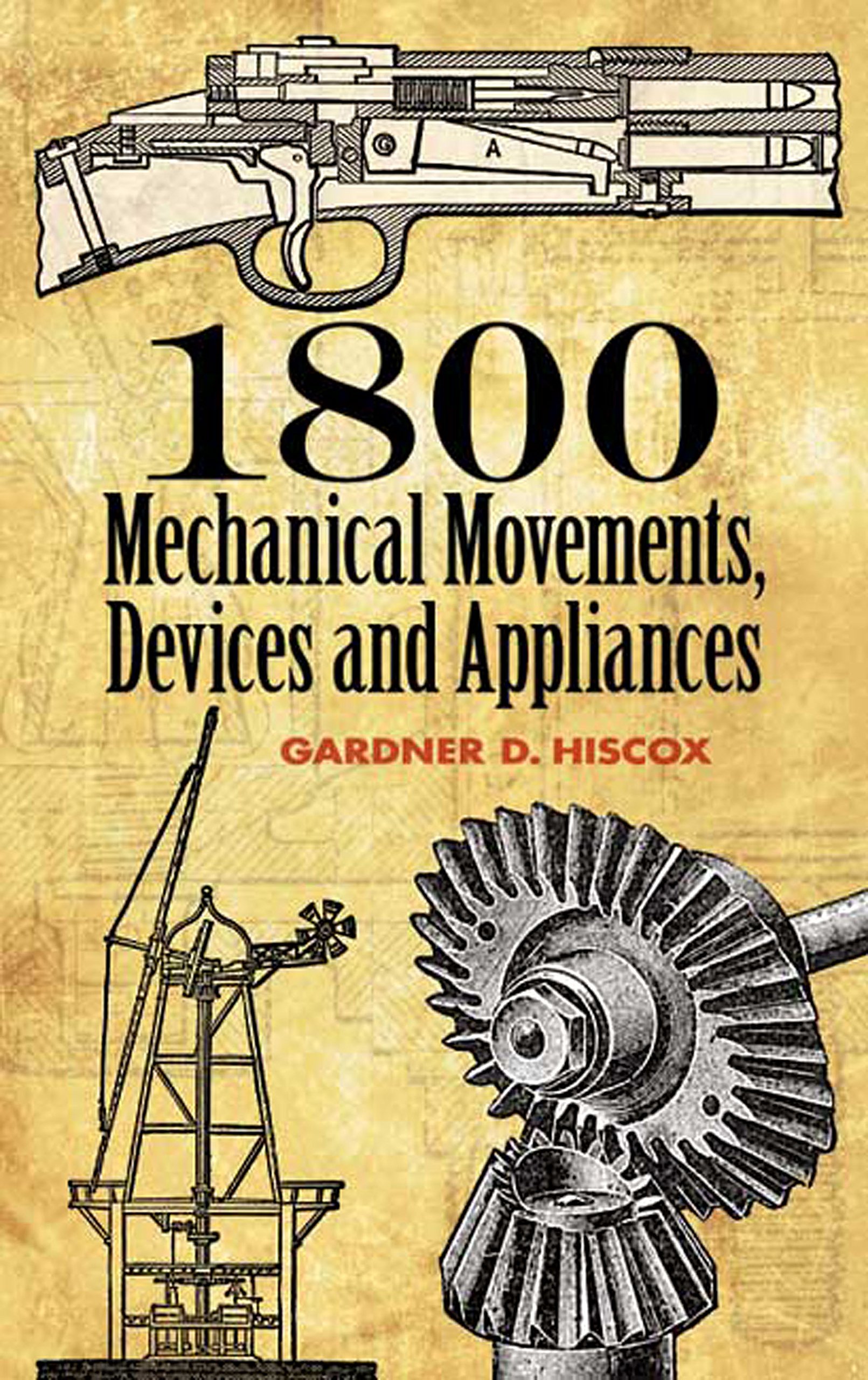 Cover of 1800 Mechanical movements 