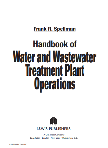 Cover of Handbooks of Water and Wastewater Treatment Plant Operations