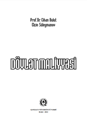 Cover of Dövlət Maliyyəsi