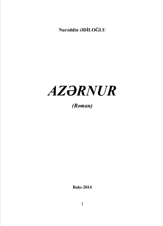 Cover of Azərnur