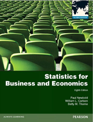 Cover of Statistics for business and economics