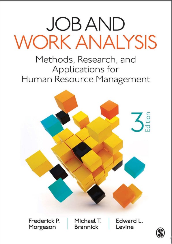 Cover of Job and Work Analysis. Methods, Research, and Applications for Human Resource Management