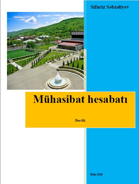 Cover of Mühasibat hesabatı