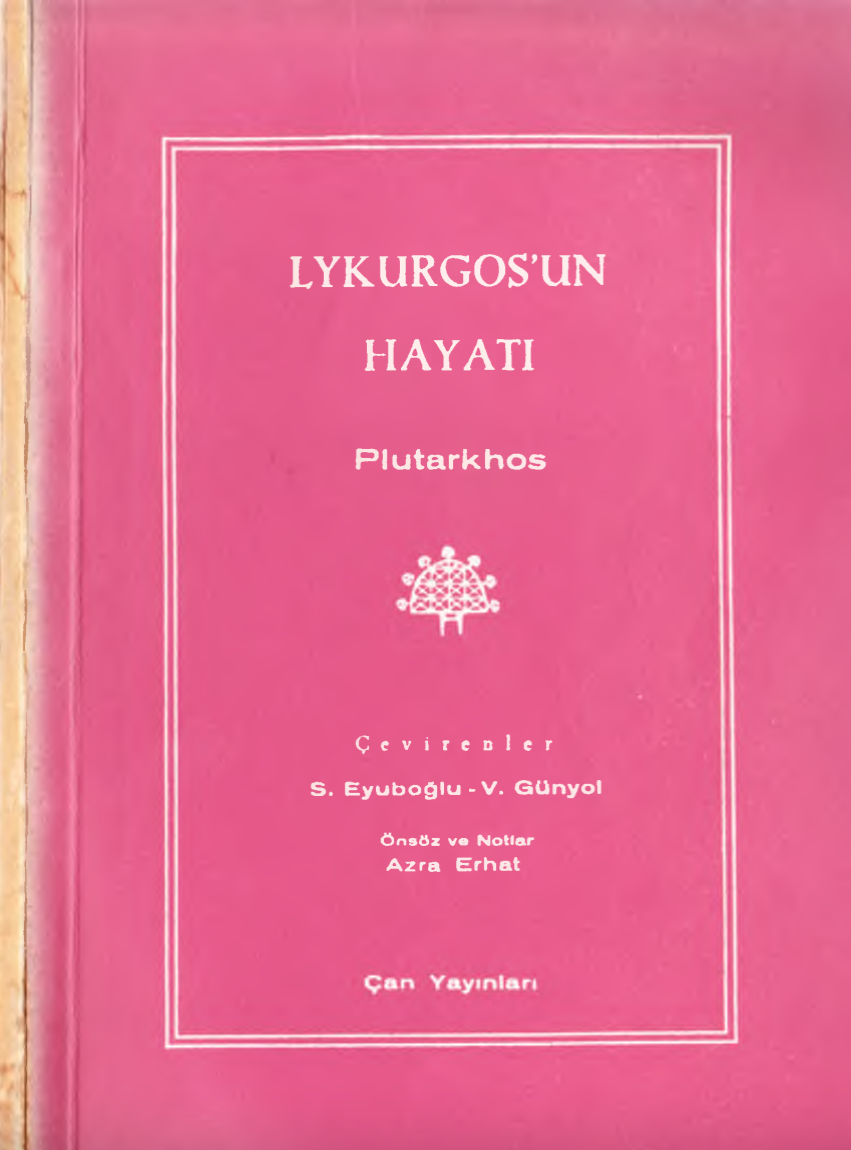 Cover of Lykurgos'un hayatı