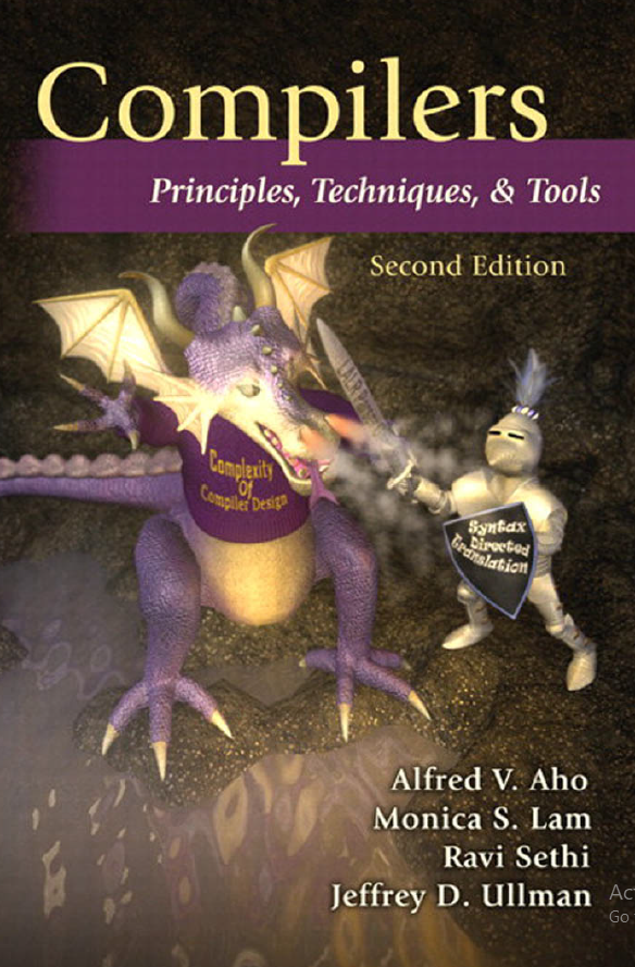 Cover of Compilers Principles, Techniques, & Tools