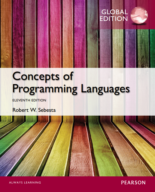 Cover of Concepts of Programming Languages