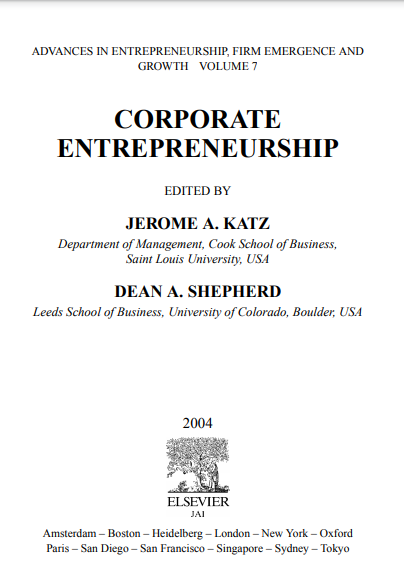 Cover of Corporate Enterpreneurship