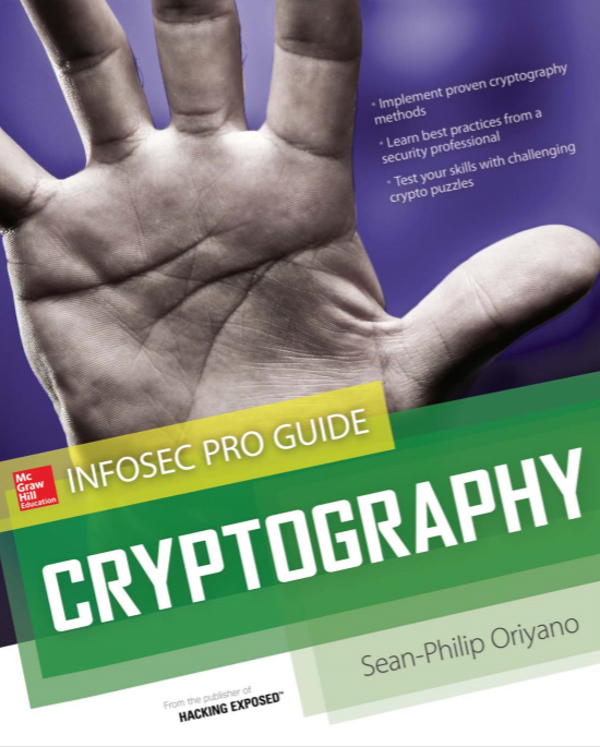 Cover of Cryptography: InfoSec Pro Guide