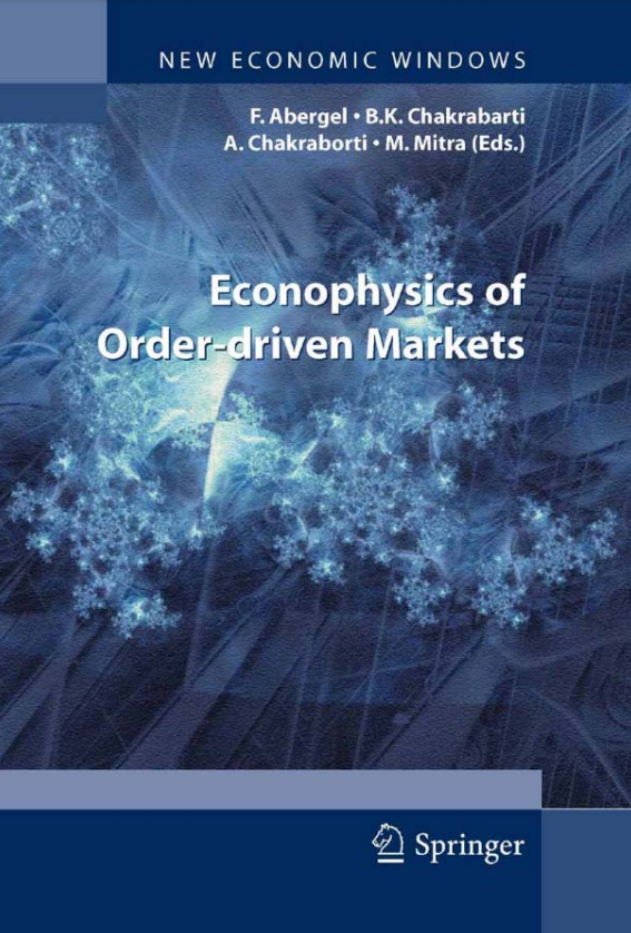 Cover of Econophysics of order-driven markets