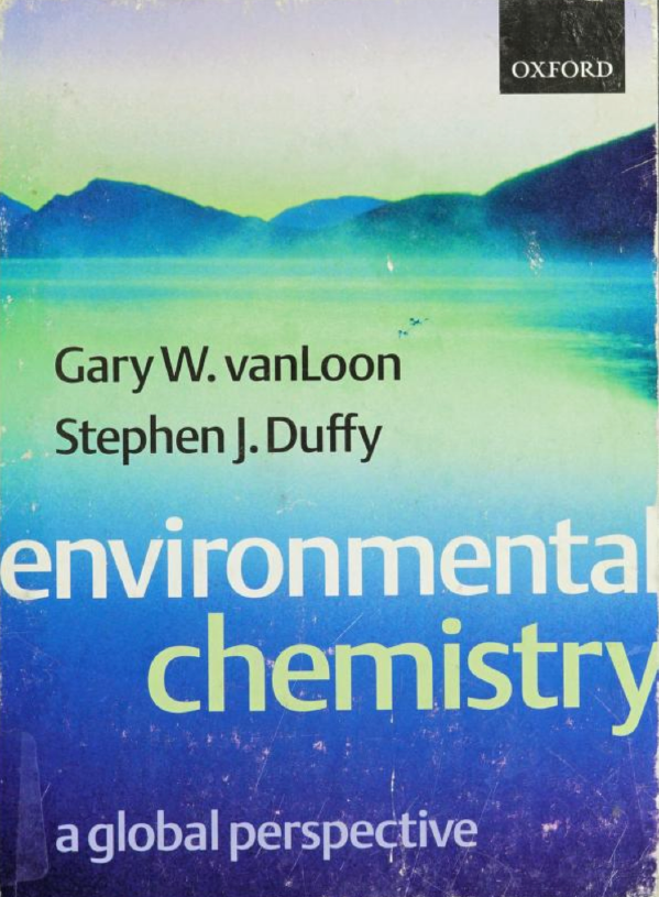 Cover of Environmental chemistry