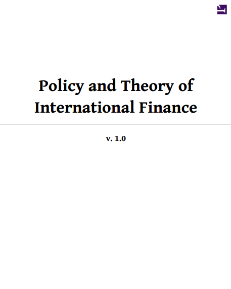 Cover of Policy and theory of international finance