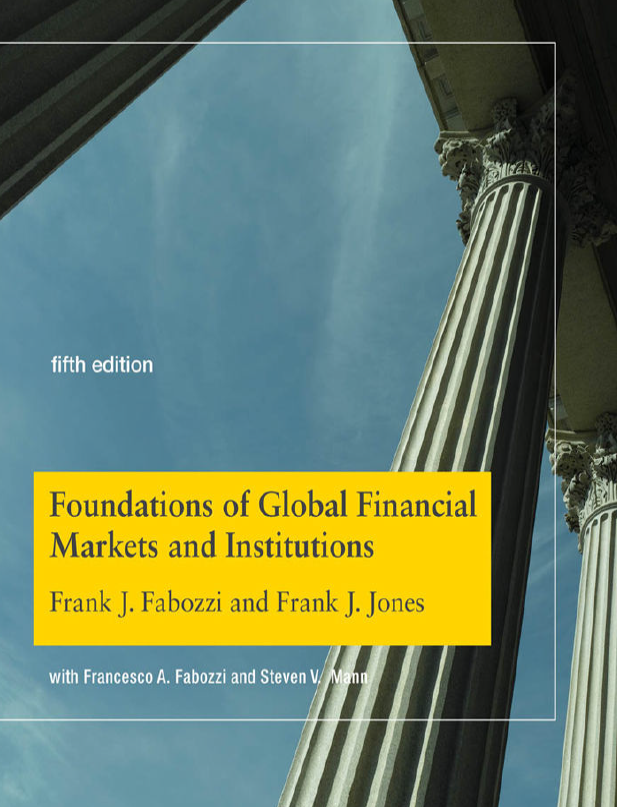 Cover of Foundations of Global Financial Markets and Institutions