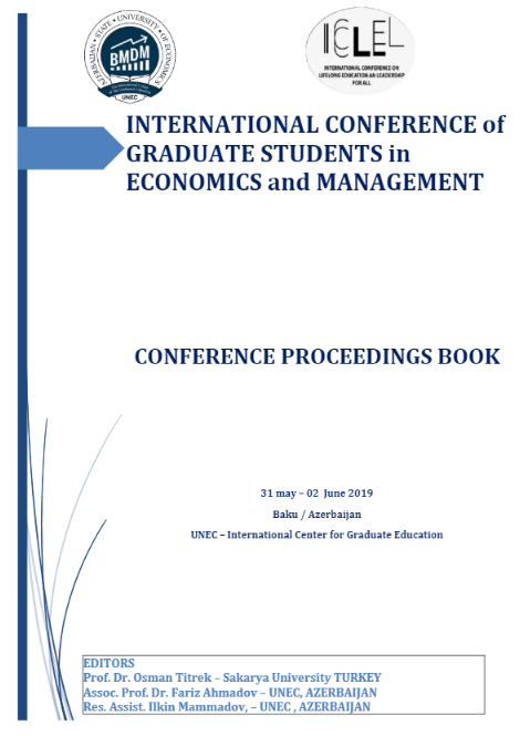 Cover of International conference of graduate students in economics and management