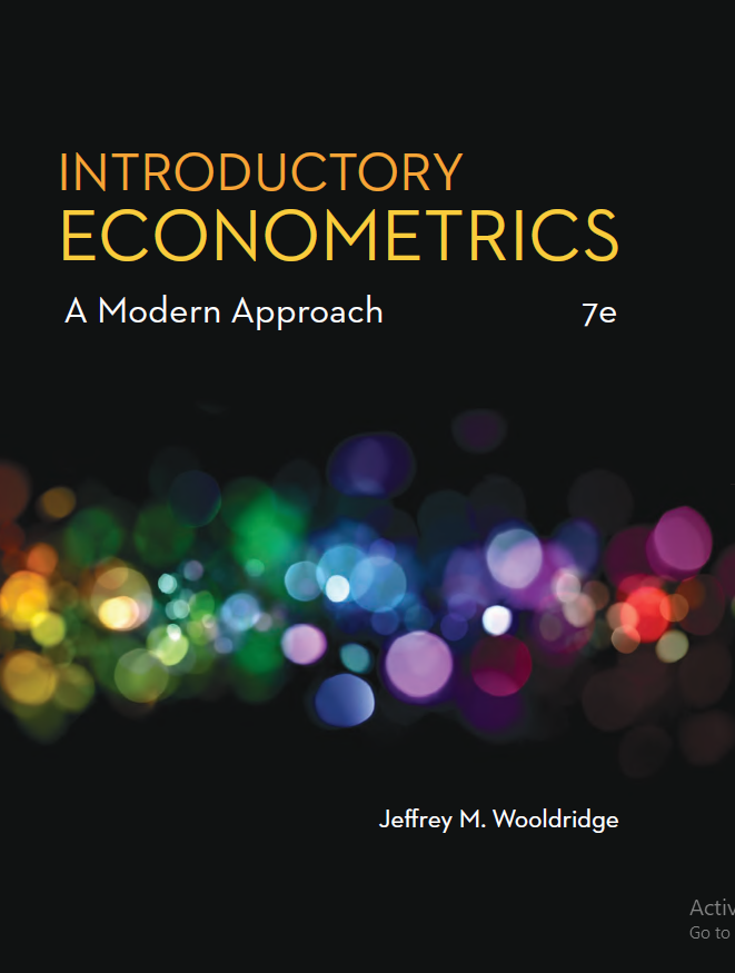 Cover of Introductory econometrics