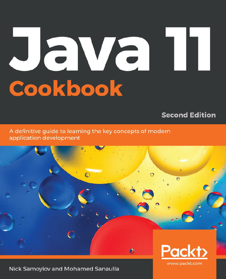 Cover of Java 11 Cookbook 