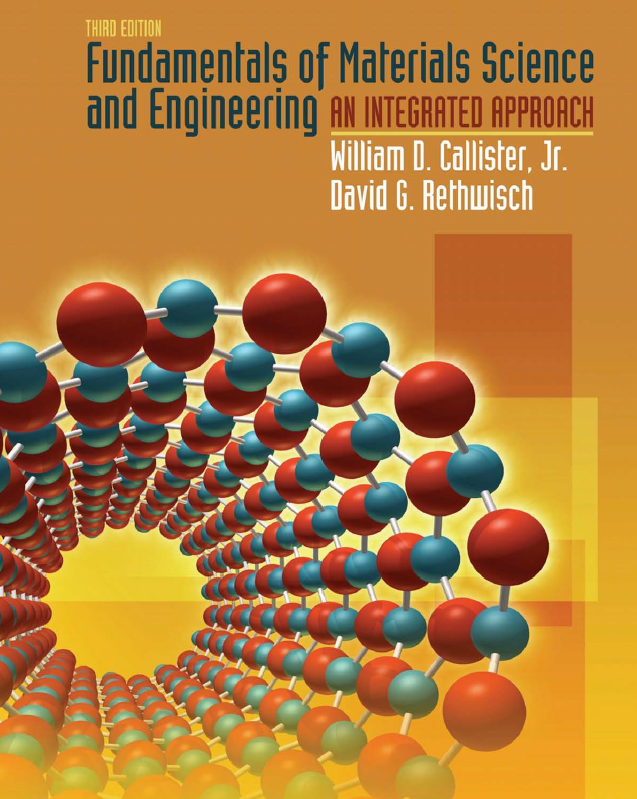 Cover of Fundamentals of materials science and engineering