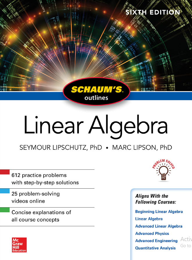 Cover of Linear algebra