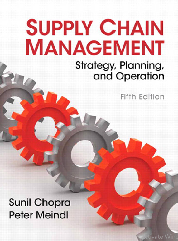 Cover of Supply chain management 