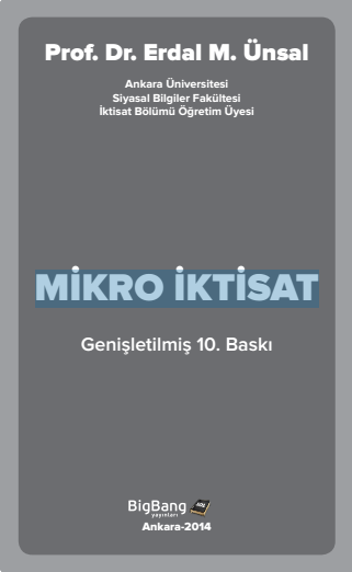 Cover of Mikro iktisat