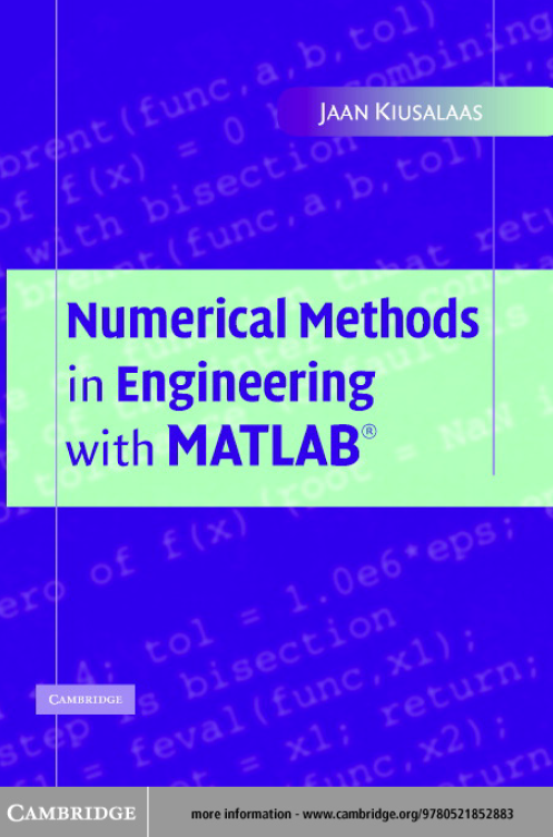 Cover of Numerical Methods in Engineering with MATLAB