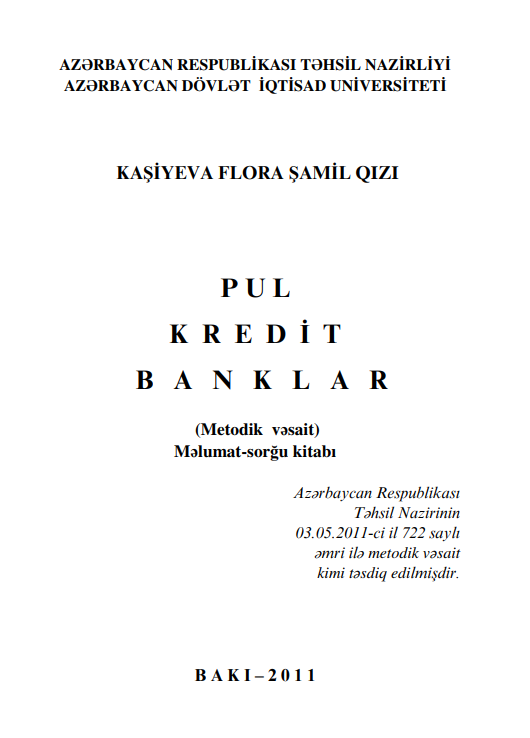 Cover of Pul, Kredit, Banklar