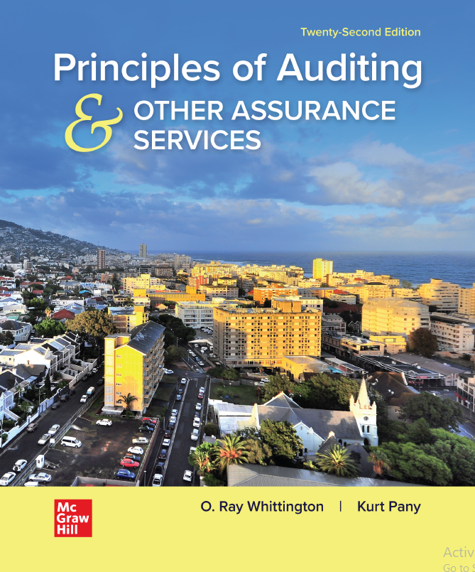 Cover of Principles of Auditing & Other Assurance Services