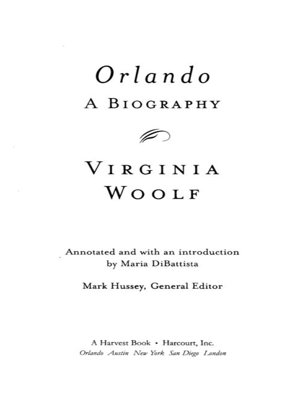 Cover of Orlando