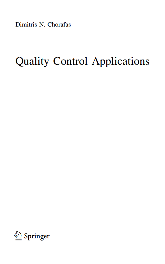 Cover of Quality Control Applications