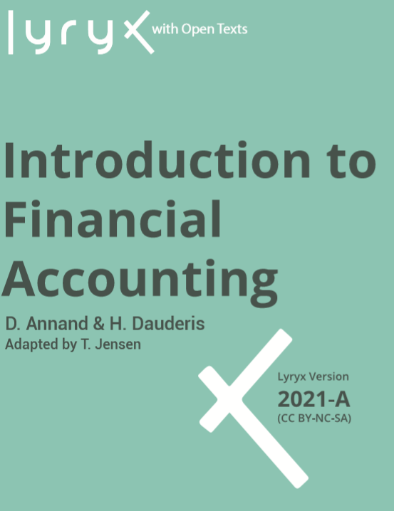 Cover of Introduction to Financial Accounting