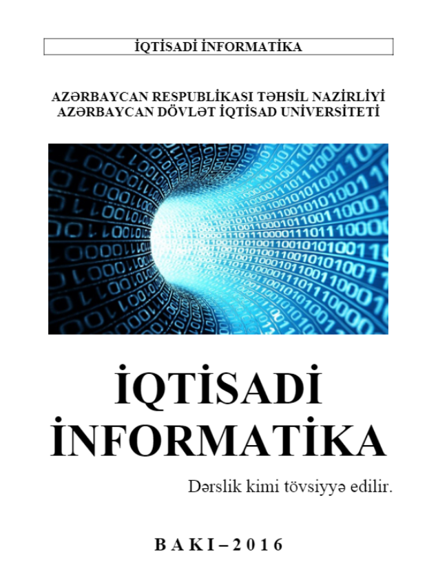 Cover of İqtisadi informatika