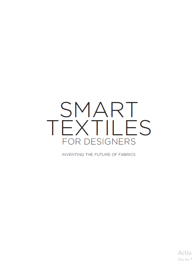 Cover of Smart textiles for designers