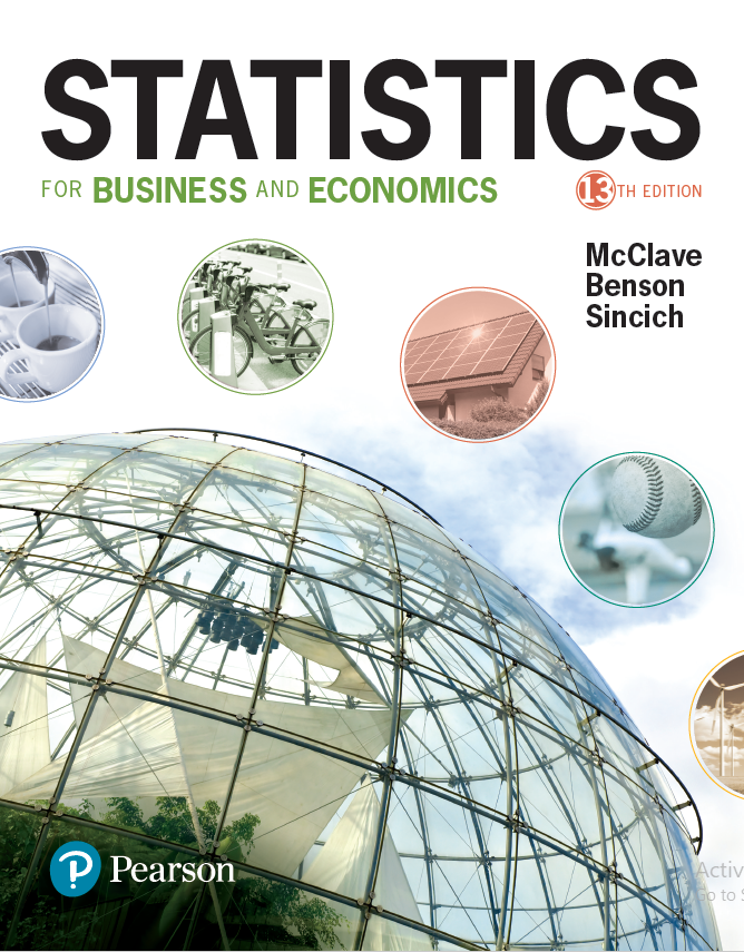 Cover of Statistics for business and economics (13th edition)