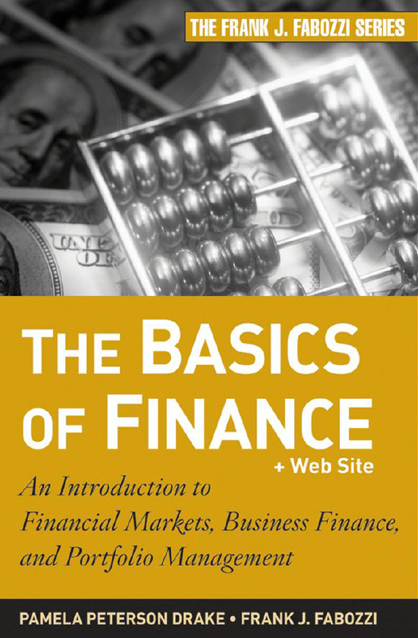 Cover of The Basics of Finance: An Introduction to Financial Markets, Business Finance, and Portfolio Management